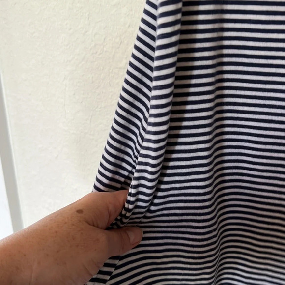 Toad&Co Black and White Striped Mini Dress - Picture 6 of 8